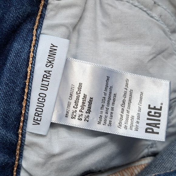 Sz 28 Paige Verdugo Skinny jeans - Picture 6 of 10